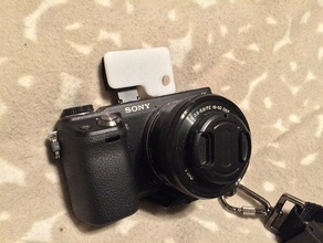 bounce flash adaptador sony nex6 câmera 3d print model - Mito3D