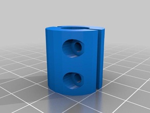 meu eixo personalizado acoplador de 3 a 10mm partes 3d print model - Mito3D