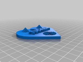heart keychain pet 3d printing 3d print model - Mito3D