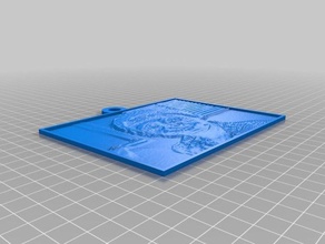 lithopane-sarai Arte en 2d personalizado 3d print model - Mito3D