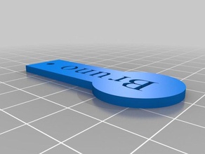 o bruno do agregado familiar personalizado 3d print model - Mito3D