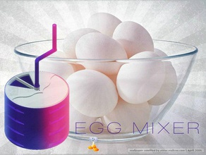 -el huevo de la mezcladora cocina y comedor countertopchallenge 3d print model - Mito3D