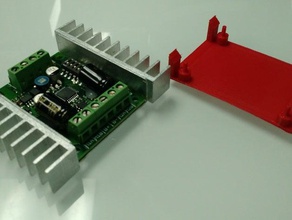 animusoft - sabertooth motor controller simple mount robotics 3d print model - Mito3D