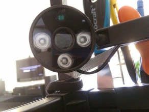 raspberrypi cam noir ir-leds mount rigidbot 3d printer accessories raspberrypicam 3d print model - Mito3D