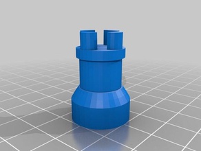 torre pezzo degli scacchi giocattolo & accessori di gioco martinmakers rook 3d print model - Mito3D