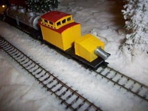 jet snow blower x27208 - n scale vehicles model railroad gauge 3d print model - Mito3D