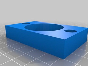 duş perdesi çubuk tutucu banyo temel perde monte edin kutup rod yuvası 3d print model - Mito3D