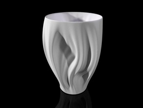 julia vase stratus math art fractal virtox 3d print model - Mito3D