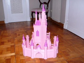 castillo de la princesa trabajo enorme juegos y juguetes 3d print model - Mito3D