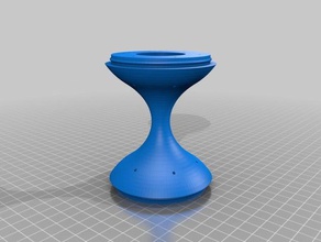 my customized hourglass penholder six office 3d print model - Mito3D