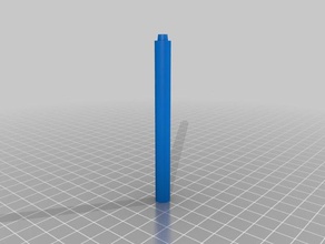 tall thin tube 85mm engineering customized 3d print model - Mito3D