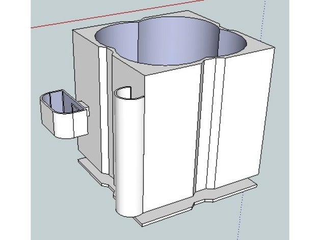 worky cup kitchen & dining countertopchallenge countertop challenge stuff 3D print model - Mito3D