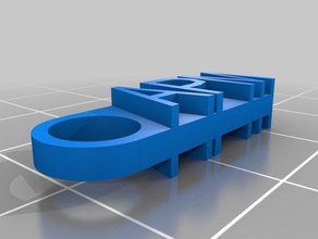 apm-Schlüsselanhänger - Organisation kundengebundene 3d print model - Mito3D