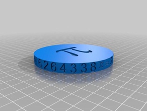 el día de pi 2015 matemáticas art 3d print model - Mito3D