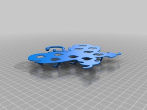 butterfly appendiabiti gioielli 3d print model - Mito3D