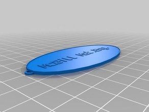mat DEU mcgill Schlüsselanhänger kundengebundene 3d print model - Mito3D
