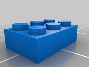 lego Stück Bau-Spielzeug onshape 3d print model - Mito3D