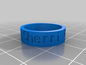 sherri berri ring rings customized 3d print model - Mito3D