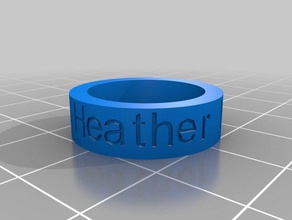 chase harrison ring rings customized 3d print model - Mito3D