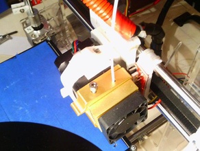 sintron reprap mk8 extruder mount holder heavy duty modded version 3d printer extruders 3d print model - Mito3D