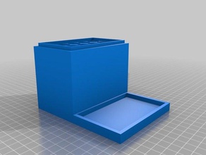 meu personalizados paramétrico empilhável, caixa de munição tampa esporte & ao ar livre personalizado 3d print model - Mito3D