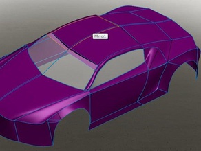 surfacing practice automotive 3d print model - Mito3D