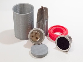 capsule nespresso recycler cucina & sala da pranzo capsula caffè countertopchallenge pod riciclare riciclato il riciclaggio 3d print model - Mito3D