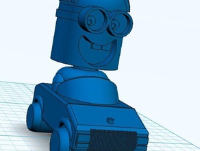 minion bubble head toy & game accessories 3d print model - Mito3D