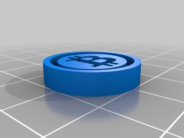 bitcoin-Münze Münzen und Abzeichen bitcoin Münze 3D print model - Mito3D