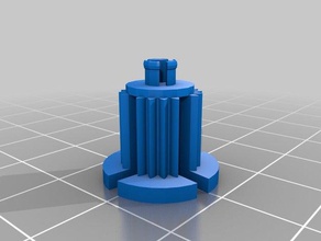 taphandleconnector v2 3d printing bathroom kitchen replacement water tap 3d print model - Mito3D