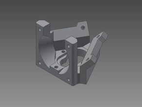 kossel extremidade quente triplo ventoinha Impressora 3d de peças 3d print model - Mito3D