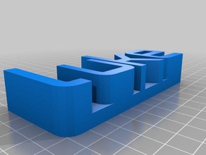 test print 1 name sculptures customized 3d print model - Mito3D