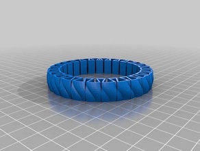 my customized more stretchlet bracelet 3 bracelets 3d print model - Mito3D