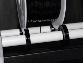 bearing printrbot metal plus filament spool holder 3d printer accessories roller rolling-element 3d print model - Mito3D