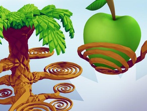 meyve ağacı modüler mutfak ve yemek inşaat countertopchallenge tutucu basit dur ağaç 3d print model - Mito3D
