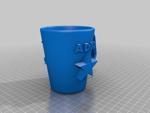 kopieren Kaffee-Tasse-Vorlage 3d-drucken 3d print model - Mito3D