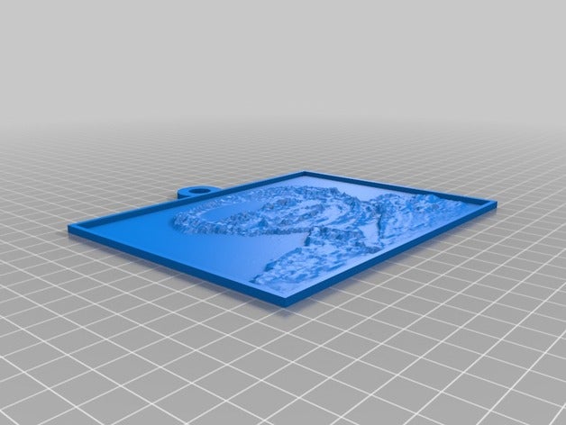 carl sagan lithopane 2d-Kunst kundengebundene 3D print model - Mito3D