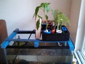 aquaponics yatak büyür açık ve bahçe büyümek bitkiler su 3d print model - Mito3D