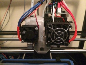 e3d volcano mount rigidbot 3d printer extruders v6 3d print model - Mito3D