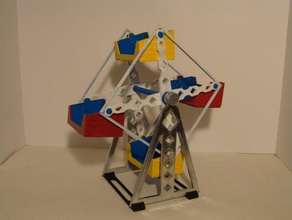 countertopchallenge k-cup ferris wheel household 3d print model - Mito3D