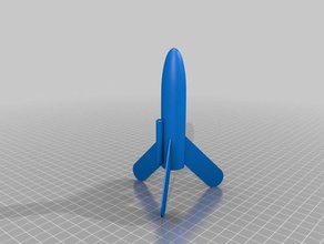 Moskito-wie Modell-Rakete hobby estes Mücke Raketentechnik Raketen 3d print model - Mito3D