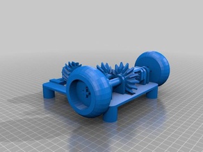 differential gear 21 30 & 31 education engineering 1010011011 gears rsg rsg-3d tinkercad toy car truck wheeled vehicle wheels 3d print model - Mito3D