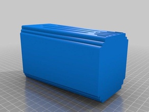 art deco box containers 3d print model - Mito3D