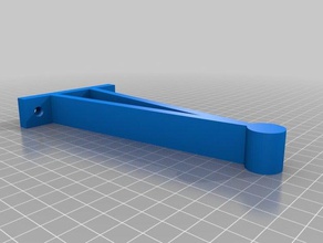 long door clip household anchor doorstop holder wall mount 3d print model - Mito3D