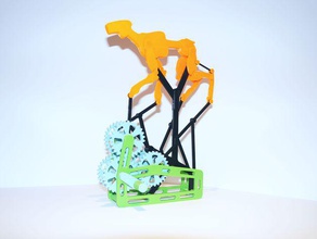 einmee mechanische Spielzeuge animation Roboter 3d print model - Mito3D