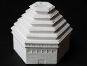 vivo memorial del holocausto museo de la herencia judía las estructuras edificios 3d print model - Mito3D