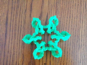 verknotet polyedrische torus Mathe-Kunst Knoten monohedral Polyeder knot 3d print model - Mito3D