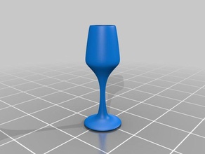 wine glass verre vin kitchen & dining 3d print model - Mito3D