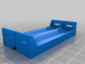 18650 double cellule de traîneau le bricolage la batterie support boxmod 3d print model - Mito3D