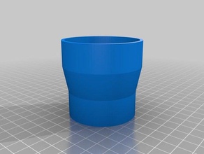 dust collection 2 25 adapter tools customized 3d print model - Mito3D